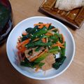 ラブさかなっこ's cooksnap of when they made ボリュームＵＰ！ほうれん草＆厚揚のお浸し.
