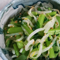 fm04's cooksnap of when they made 大根の葉ともやしのナムル.