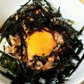 ひぃたろぉ～♪'s cooksnap of when they made 焼き肉のたれ☆納豆ゴマ丼.