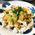 keicooon's cooksnap of when they made ささみと三つ葉のおろし和え.