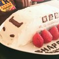 しゅが★みさ's cooksnap of when they made 誕生日に☆新幹線ケーキ.