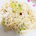 ayacan♡'s cooksnap of when they made 細うどんでペペロンチーノ風♪.