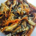 moemone's cooksnap of when they made 小鯵の南蛮漬け.