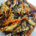 moemone's cooksnap of when they made 小鯵の南蛮漬け.