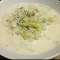 moe1983's cooksnap of when they made 白菜とベーコンのミルクスープ.