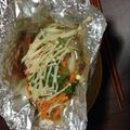 にゃにゃにゃーい's cooksnap of when they made 鮭のバタポンホイル蒸し焼き！.