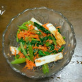 みみりん♪♪'s cooksnap of when they made 小松菜とちくわの胡麻和え.