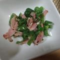 堕天使M's cooksnap of when they made ピーマンのベーコン炒め.