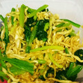 smile2525☆'s cooksnap of when they made 簡単！ほうれん草と切干大根のさっぱり和え.
