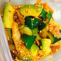 moemone's cooksnap of when they made ご飯のお供＊おつまみ＊アボカド大葉キムチ.