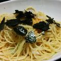 クックBYQYOJ☆'s cooksnap of when they made 簡単♪和風たらこと焼きねぎのパスタ.