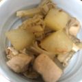 *キンモクセイ*'s cooksnap of when they made 肉汁しみしみほっこり大根の簡単煮物.