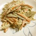 marulemon's cooksnap of when they made 練りゴマで作る我が家のゴボウサラダ.