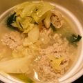 ぷるだっく's cooksnap of when they made お鍋にピッタリ！フワフワな豚つくね.