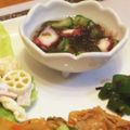 zaike's cooksnap of when they made あっさり夏味☆たこもずく☆.