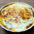 キョウ丸パンダ's cooksnap of when they made 里芋とかぶのカレーミート グラタン.