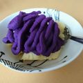Him☆Ｋ's cooksnap of when they made 手早く簡単レンジでも☆さつまいもプリン.