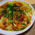 豆大福モッチ's cooksnap of when they made 牡蠣とキャベツのお好み焼き.