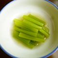 橙食堂's cooksnap of when they made ふき煮にみたいなセロリの昆布茶煮.