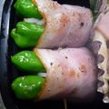 きゃぶれたー's cooksnap of when they made 【お弁当】ししとうチーズのベーコン巻き.