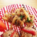 Mieまま's cooksnap of when they made ❦大葉香る。大根とちくわの味噌炒め❦.