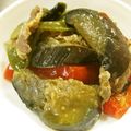 由芽15's cooksnap of when they made ナスとピーマンのしぐれ煮.