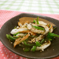 赤い電話's cooksnap of when they made レンジでピーマンとちくわの塩昆布和え.