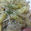 yukoahi's cooksnap of when they made 新じゃがとえのきのスパイス炒め.