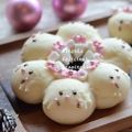 ruruchirin's cooksnap of when they made ツムツムマリーちゃん風☆型不要ちぎりパン.