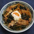 iris1002's cooksnap of when they made 高菜とモヤシの炒めたの＊丼にしました.