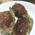 ゆかちん1515's cooksnap of when they made 残り物で！簡単☆早い☆ピーマンの肉詰め.