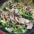 反逆のウィル's cooksnap of when they made 豚肉と水菜の簡単炒め☆塩麹で☆.