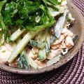 頑張るmama．'s cooksnap of when they made 簡単おつまみ☆ササミと胡瓜の梅和え.