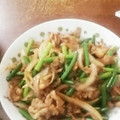 arubista's cooksnap of when they made にんにくの芽ともやしと豚肉の甜麺醤炒め♪.