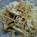韓流大好きあんずママ's cooksnap of when they made 超簡単！「ごぼうときのこのナムル」.