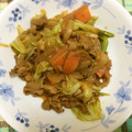 メイジももんじゃ's cooksnap of when they made キャベツともやしの回鍋肉風炒め.
