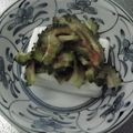 naco88's cooksnap of when they made 豆腐のゴーヤ梅おかかのせ.