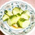 白いぐれーぷ's cooksnap of when they made キュウリの蛇腹切りさっぱりぽん酢和え.