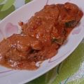 4つ子ちゃん's cooksnap of when they made 簡単♡ピーマン肉詰めトマトクリーム煮♡.