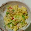 あくあ☆ぶるー's cooksnap of when they made あまった納豆のたれでカニカマオムレツ.