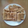 ニコハピさん's cooksnap of when they made 即席甘味噌で！油揚げの葱味噌はさみ焼き.
