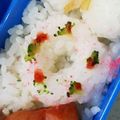 eiyoushi's cooksnap of when they made ☆お弁当にホワイトクリスマスリース☆.