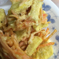 ask7280's cooksnap of when they made さつまいもと人参のかき揚げ.