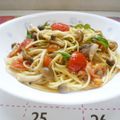卯月のうさぎ２０１４'s cooksnap of when they made 塩トマト　de　秋のパスタ.