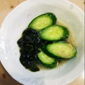 梨パフェ♪'s cooksnap of when they made きゅうりとわかめの酢の物.