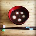 bellune's cooksnap of when they made 白玉ぜんざい.
