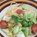 あさここなっつ's cooksnap of when they made 春キャベツとウインナー和風パスタ♪.
