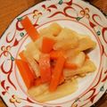 eiyoushi's cooksnap of when they made 母の味♡大根とにんじんの【きんちゃん煮】.