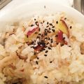 かぢぇ's cooksnap of when they made 炊飯器でｶﾝﾀﾝ＊さつま芋ごはん.