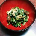 あん1075's cooksnap of when they made 糖質制限♪しめじ、ほうれん草の卵炒め✩.
